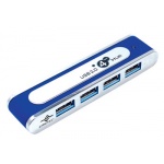 Stylish USB2.0 HUB - Blue 