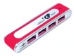 Stylish USB2.0 HUB - Red 