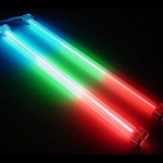 Neon Aurora RGB 30 cm Doppia Lampada SOUND 