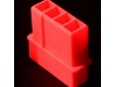Molex Femmina 4 pin Rosso Molex Femmina 4 pin Rosso