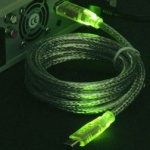 Cavo Firewire Luminoso Verde 