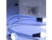 Y Cable molex Blu con Led Uv 