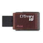 Kingston - Chiavetta USB 4GB DATATRAVELER MINI 10 (RED) 