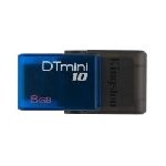 Kingston - Chiavetta USB 8GB DATATRAVELER MINI 10 (BLUE) 