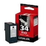 Lexmark - Cartuccia inkjet 18C0034E NERO N.34 