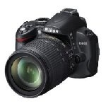 Nikon - Fotocamera reflex D3000 con 18-105 VR, SD 4GB 
