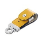 Nilox - Chiavetta USB PEN DRIVE CUOIO 4GB GIALLA PASS 
