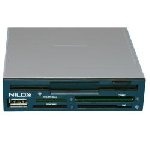 Nilox - Lettore CD-DVD FLOPPY INTERNO + CARD READER 