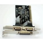 Nilox - Scheda di rete SCHEDA PCI 2 PORTE SERIALI + 1 PARA 