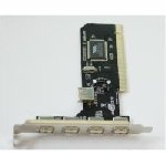 Nilox - Scheda di rete SCHEDA PCI 5 PORTE USB 2.0 