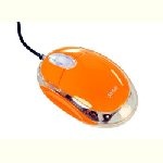 Saitek - Mouse OPTICAL MOUSE ORANGE MET 