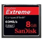 SanDisk - Memoria compact flash SDCFX-008G-E61 