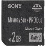 Sony - Memory stick pro duo MSMT2G 