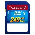 Transcend - Memoria Secure digital 16GB SDHC HD VIDEO 