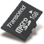 Transcend - Mini SD card TS1GUSD 