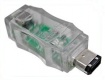 Adattatore kraun firewire 4 poli/6 poli con led blu 