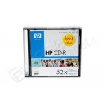 Cd-r hp 52x slim case 5 pz 