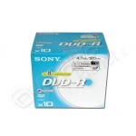 Dvd-r sony 4,7gb 8x ink jet c.10pz jewel case 