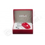 Mouse mini kraun red usb-ps2 