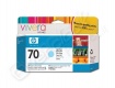 Cartuccia inch. vivera hp 70 ciano chiaro 