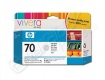 Cartuccia inch. vivera hp 70 grigio chiaro 