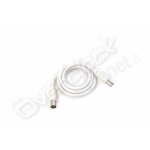 Cavo antenna m-m 1,5 metri kraun - bianco 