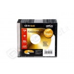 Cd-r kraun 52x 80 min gold slim 10 pz 