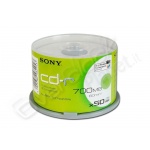 Cdr sony 80 min 48x ink jet 50 pz spindle 