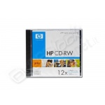 Cd-rw hp 12x hs 80 min standard jewel case 