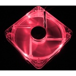 Ventola Led Fan 120x120mm Rossa 