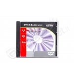 Dvd+r kraun  dual layer 2.4x 8.5gb 