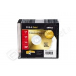 Dvd-r  kraun 16x 120 min gold slim 10 pz 