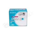 Dvd-r sony 16x printable inkjet 10 pz 