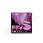Dvd+r tdk 16x box 10pz porpora 