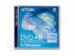 Dvd+r tdk 16x singolo jewel case 