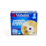 Dvd+r verbatim 16x lightscribe 5pz jc 