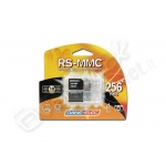 Esp. mmc (rs) dane elec 256 mb + adapter 