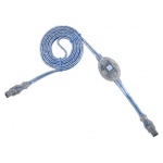 Cavo Firewire Luminoso Blu con el cable 