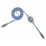Cavo Firewire Luminoso Blu con el cable 