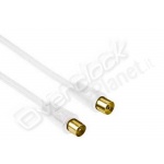 Hama cavo antenna m-f bianco pro 1,5mt. 