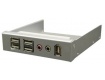 I/O port module 3.5" Silver 