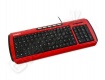 Keyboard kraun color design - red/black 