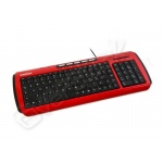 Keyboard kraun color design - red/black 