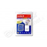 Memory stick pro duo sandisk 2 gb w/reader 