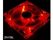 120mm FAN RED LED 