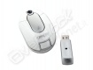 Mouse mini wireless optical kraun (white) 