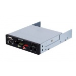 Multimedia I/O ports + card reader 