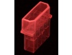 Molex Femmina 4 pin traspatente rosso Molex Femmina 4 pin traspatente rosso