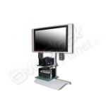 Supporto plasma/lcd mk system totem-dvi nero 