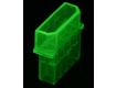 Molex Femmina 4 pin traspatente verde Molex Femmina 4 pin traspatente verde